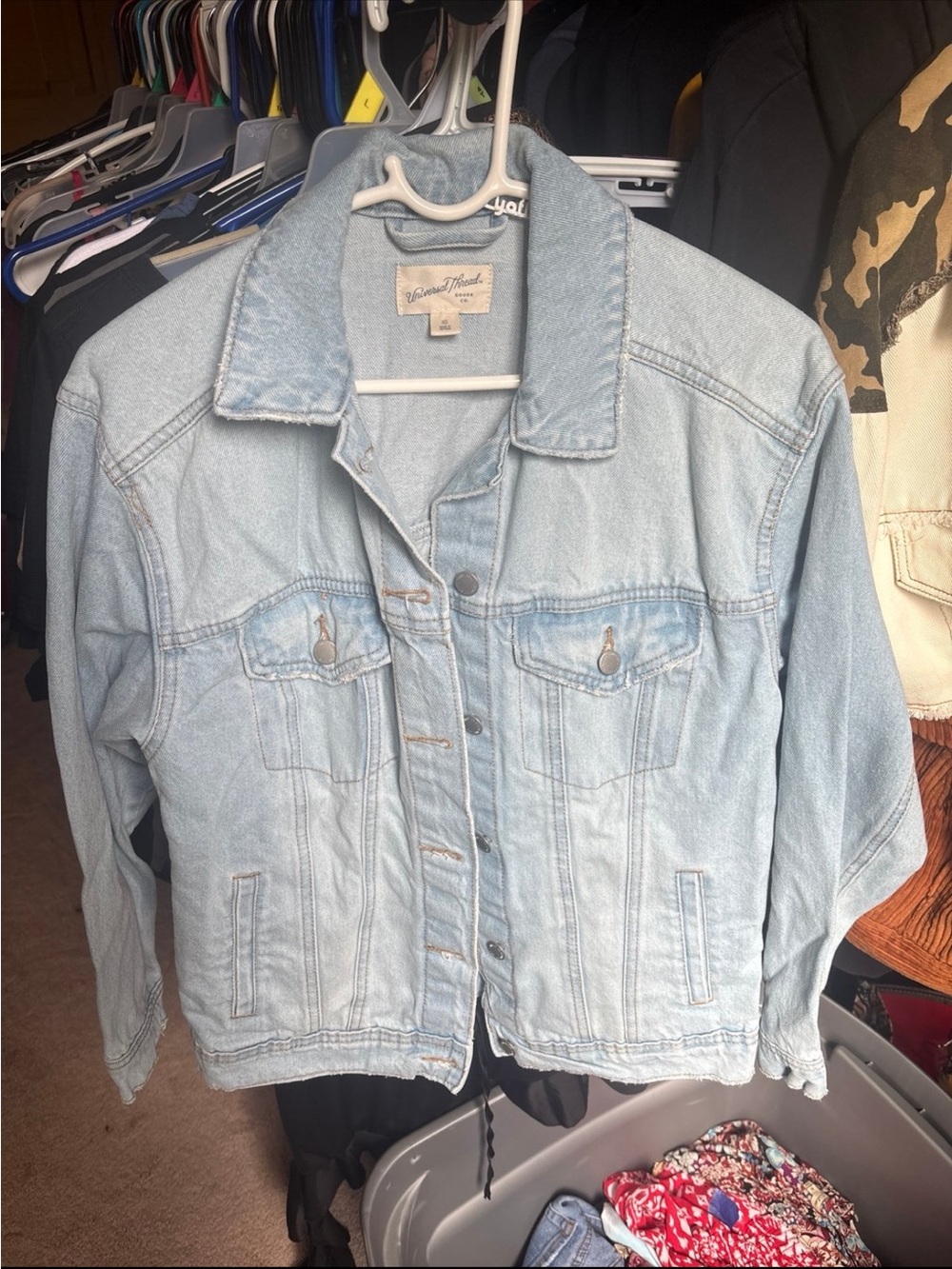 Universal Thread Light Wash Denim Jacket